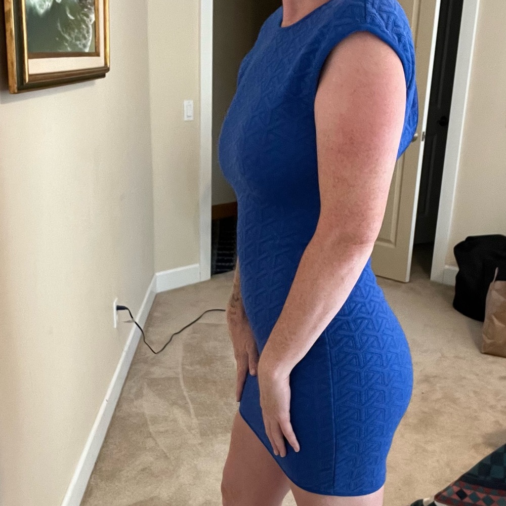 Blue bodycon